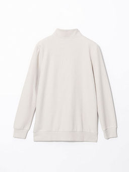 Dik Yaka Uzun Kollu Erkek Sweatshirt - Waikiki фото 2