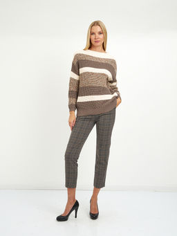 джемпер женский из хлопка в широкую полоску - Glenfield фото 2