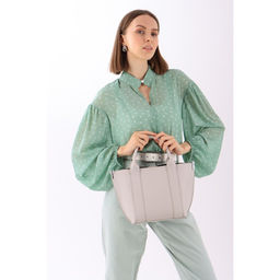 Сумка-тоут на молнии, цвет серый - Simaland фото 4