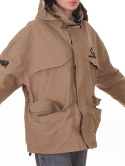 3104 DK. BEIGE Куртка демисезонная женская (100 гр. холлофайбер) - Fashion фото 2