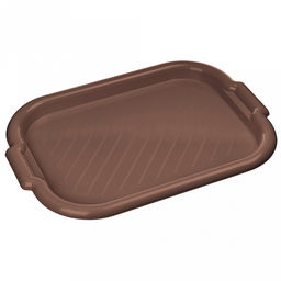 "Verona" Поднос пластмассовый 50,5х36х3см, темно-коричневый (Россия)