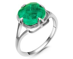 Кольцо из серебра турмалин тропикана выращ., Фурианте