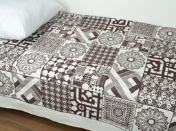 Покрывало декоративное 8с11.111ж1 Пэчворк (ДТЭ шоколад) 206х230см