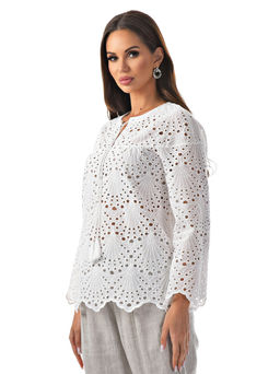 блузка кружево 100% хлопок - А+б коллекция фото 6