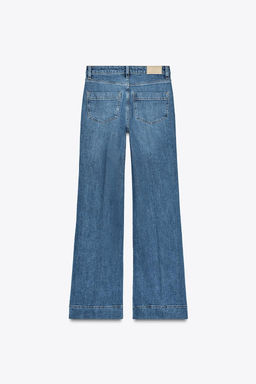 Z1975 HIGH-WAIST JEANS WITH PATCH POCKETS - Zara фото 10