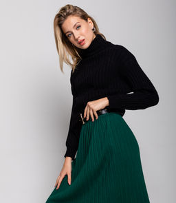 Свитер #КТ5126, чёрный