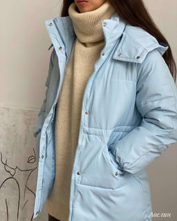 Куртка Авелин (голубой) - Nadi bordo фото 4