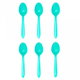 Ложка пластмассовая Пикник 16x4,5см, набор 6шт, полипропилен (Россия) - Домашняя мода фото 2