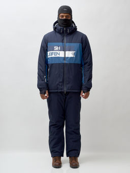 Горнолыжный костюм мужской зимний темно-синего цвета 370TS - Leifensh фото 8