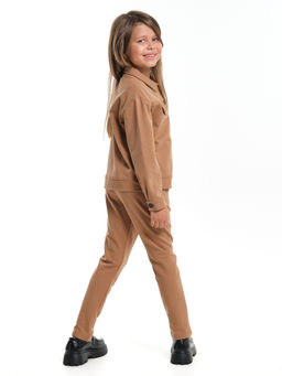 Костюм для девочки детская одежда наряды UD 7710 св.коричневый - Mini maxi фото 3