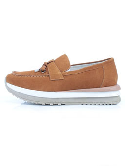 03-5951-2 BROWN Лоферы женские (натуральная замша) - No name фото 10