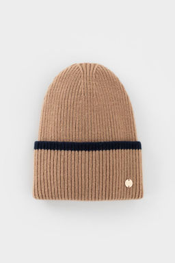ЕВ 20007/24ш/песочный шапка жен