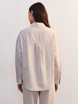 Блуза оверсайз из вискозы с длинным рукавом ZR2605012013-60 / Zarina