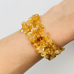 Бусины для украшений из Цитрина крошка