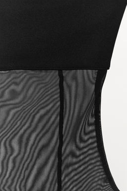 COMBINED TULLE BANDEAU BODYSUIT - Zara фото 5