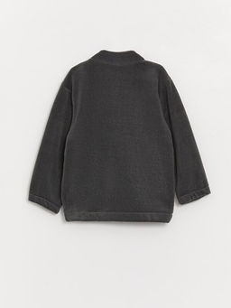 Dik Yaka Uzun Kollu Polar Erkek Bebek Sweatshirt ve E?ofman Alt 2li Tak?m - Waikiki фото 3