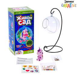 Набор для опытов Живой сад: Милый единорог - Эврики фото 2