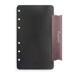 Разделитель сменный арт. 50305/ 150 ЧЁРНЫЙ ( пластик, искусственная кожа "Краст", 95x170 мм, петля д