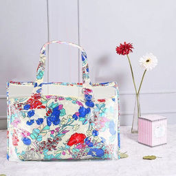 Сумка 2в1,прозрачная + с узорами 40х30х10см. - Buro фото 2