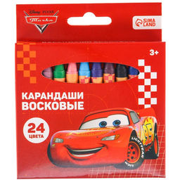 Восковые карандаши, набор 24 цвета , Тачки - Disney фото 5