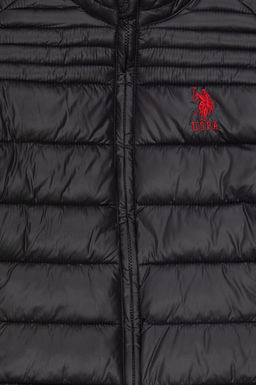 Черное пальто для мальчика Неожиданная скидка в корзине - U.s. polo assn фото 3