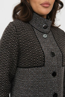 ЗЛАТА Кардиган С 2064/кофейный микс