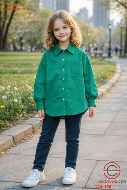 Рубашка для девочки из хлопка - Bruno фото 4
