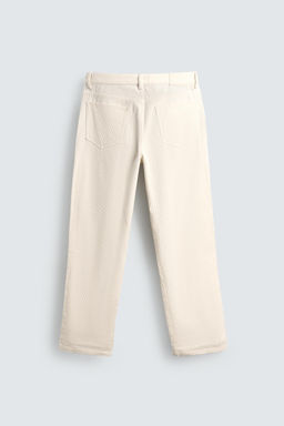 REGULAR FIT CORDUROY TROUSERS - Zara фото 7