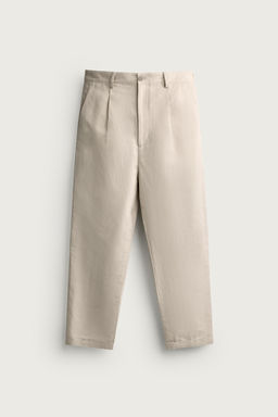 PANTAL?N RELAXED FIT ALGOD?N - LINO / Crudo