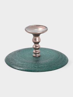 Блюдо сервировочное для торта Inspiration, d=28 см, на ножке, изумрудное