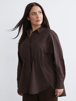 B?y?k Beden Poplin Kad?n G?mlek