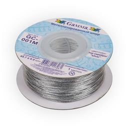 Шнур Gamma 1 мм GC-001M метал. 100 м  0.5 м