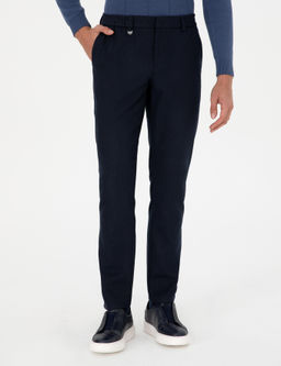 Lacivert Ex. Slim Fit Kuma_ Pantolon