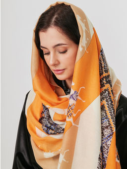 Большой, мягкий, тонкий и очень нежный двусторонний палантин - Tantino фото 8