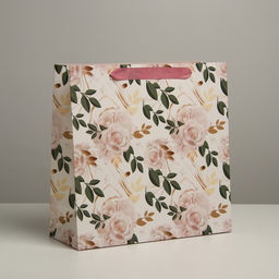 Пакет ламинированный квадратный Beautiful, 30 30 12 см - Дарите счастье фото 2