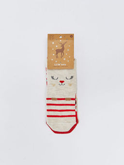 Y?lba?? Temal? K?z Bebek Soket ?orap 3l?