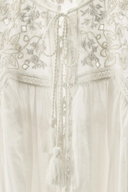 LIMITED EDITION LACE EMBROIDERED TOP - Zara фото 14
