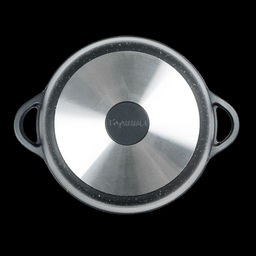 Кастрюля 4л. Гранит лит/руч. с кр. (п/у), к2633аг