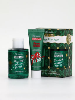 Подарочный набор Happy New Year: гель для душа и крем для рук, Frosted Winter, URAL LAB
