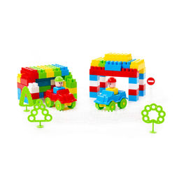 Конструктор Строитель (181 элемент) (в пакете) - Полесье фото 6