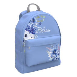 Цена за 1 шт. Рюкзак ErichKrause EasyLine® 17L Pastel Bloom (Light Blue)