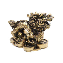 Фигурка Фен Шуй Дракон уп-2шт дарует мощную защиту бержет и приумножает богатство Китай - Сандаловый дом фото 2