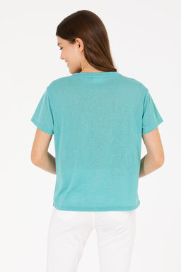 Kad_n Mint Bisiklet Yaka Ti__rt - U.s. polo assn фото 5