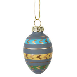 Набор из 3-х изделий декоративных подвесных "Яйцо пасхальное" (4,5*8), L13,5 W7 H5 см