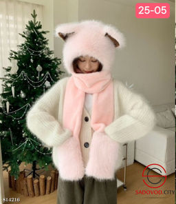 Шапка с отворотом и ушками - Bruno фото 5