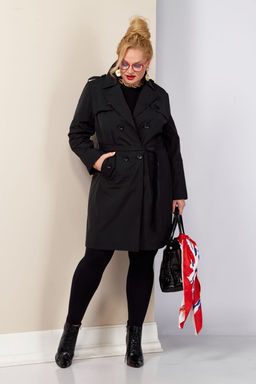 Плащ SHETTI 2187 чёрный