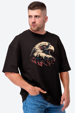 Футболка унисекс оверсайз Happy Fox  фото 3