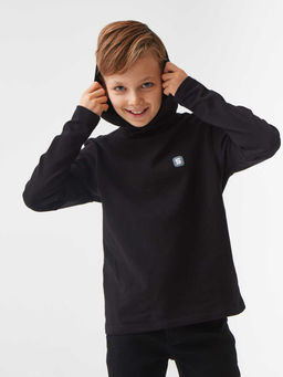 45109 Лонгслив для мальчиков T677.01 черный