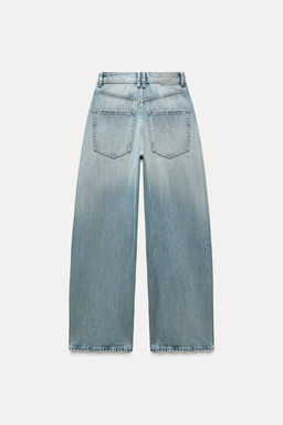 TRF MID-WAIST BAGGY JEANS - Zara фото 4