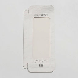 Цена за 5 шт. Коробка для шоколада, кондитерская упаковка, «For you», с окном, 17.3×8.8×1.5 см